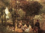 Jean antoine Watteau, Les Champs Elysees